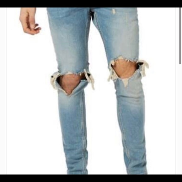 topman skinny ripped jeans